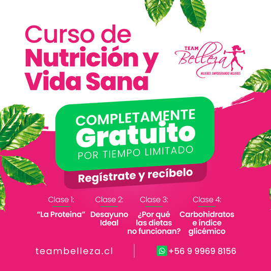 Curso Gratuito de Nutrición y Vida Sana