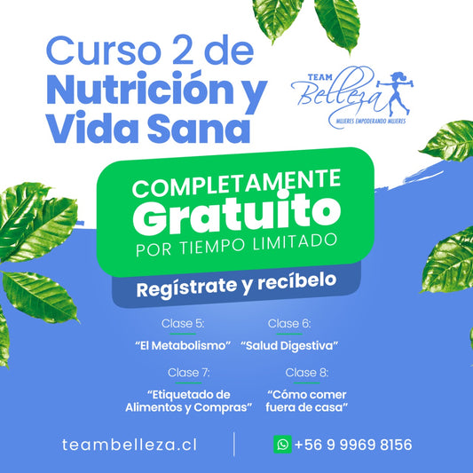 Curso Gratuito de Nutrición y Vida Sana - Módulo 2